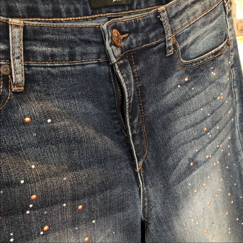 Nine West Sparkle Jeans sz 12